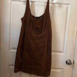Wild Fable Brown Corduroy Jumper Dress